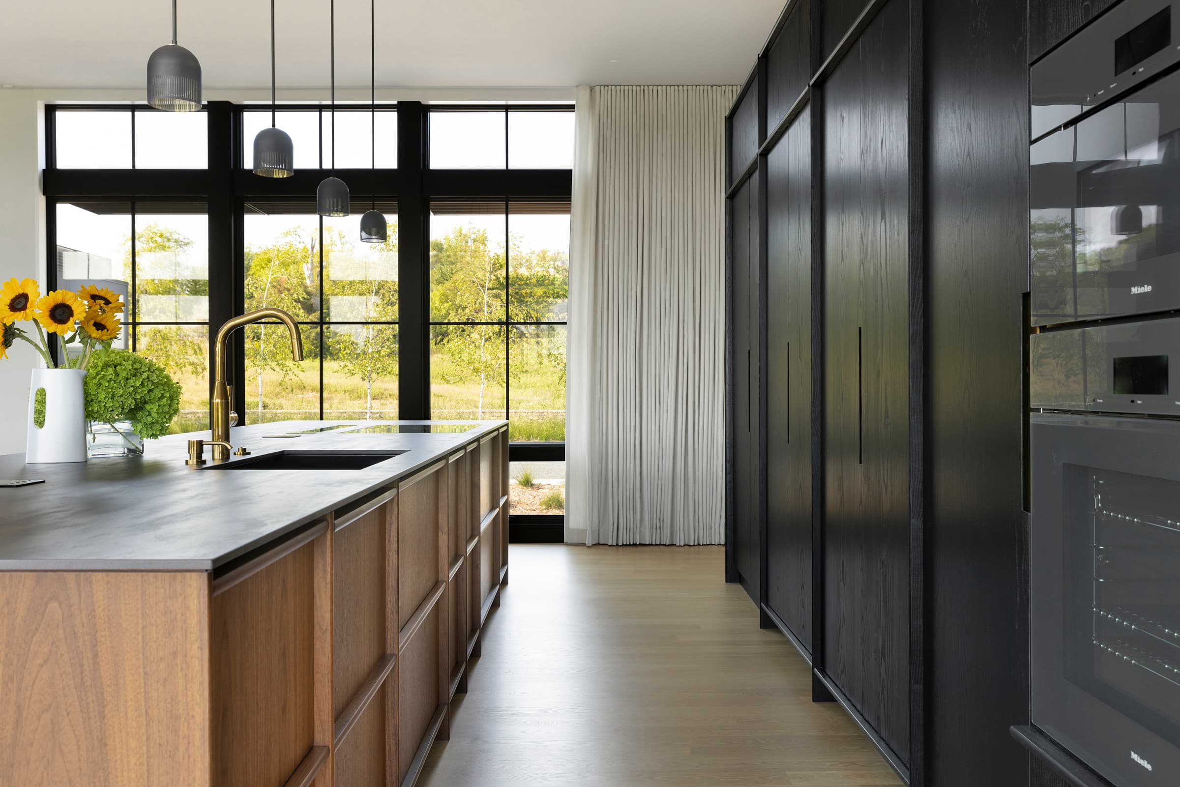 Bespoke custom cabinetry in Ash Estate: Charcoal Ash