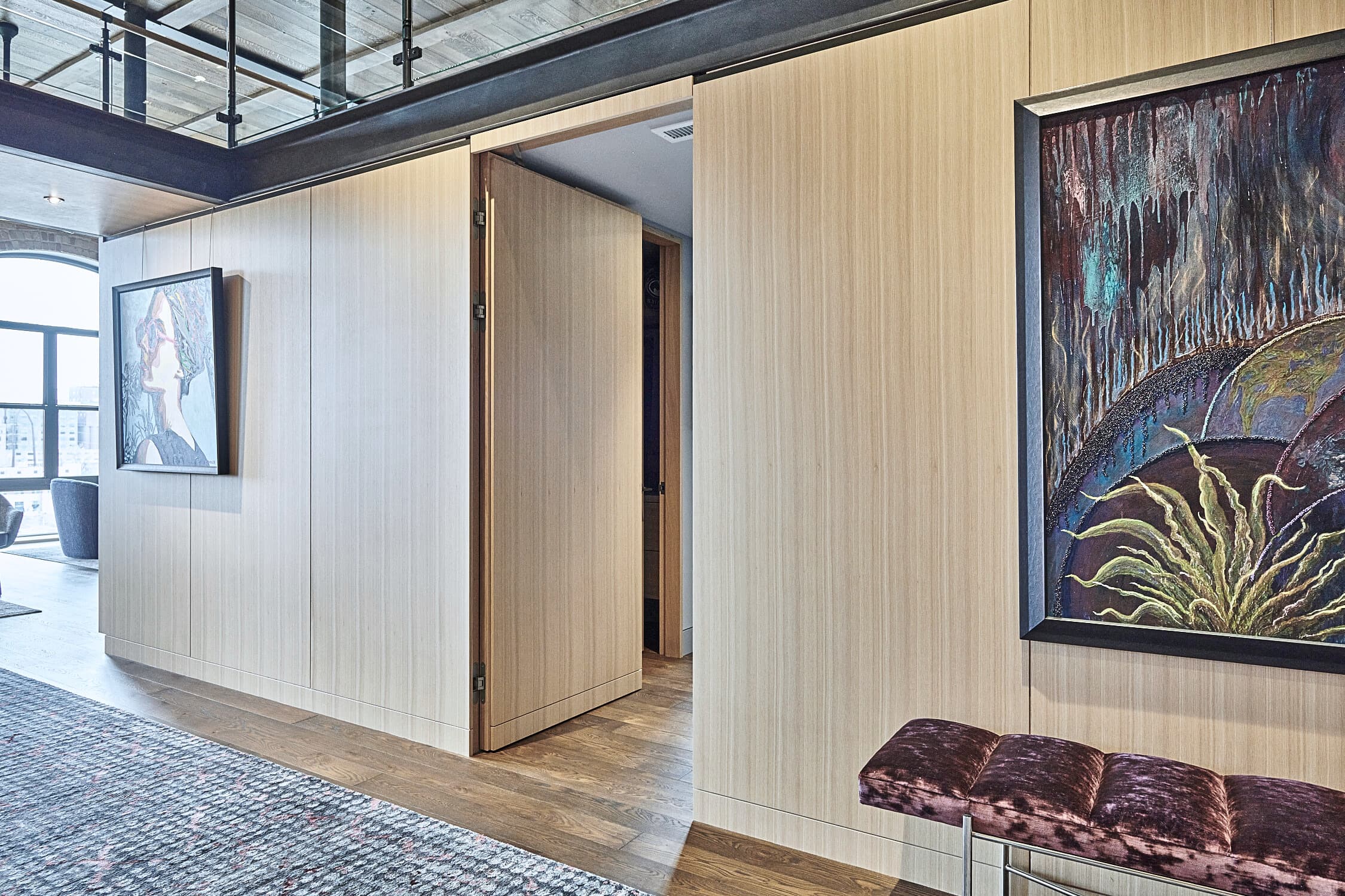 Bespoke custom cabinetry in Nordic Modern: Modern Flush Door