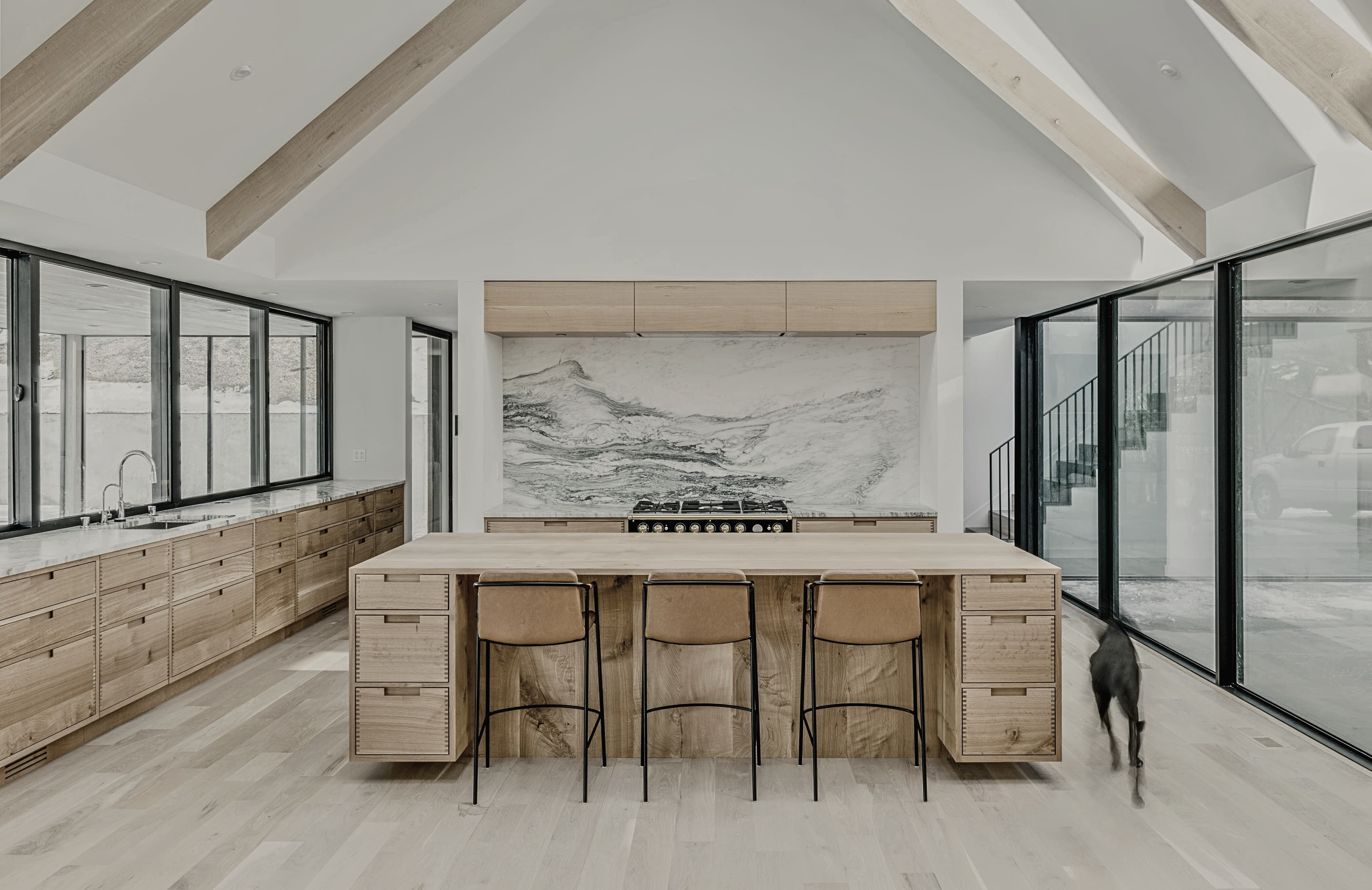 Bespoke custom cabinetry in Northern Joinery: Exposed Dovetail Drawer Kitchen