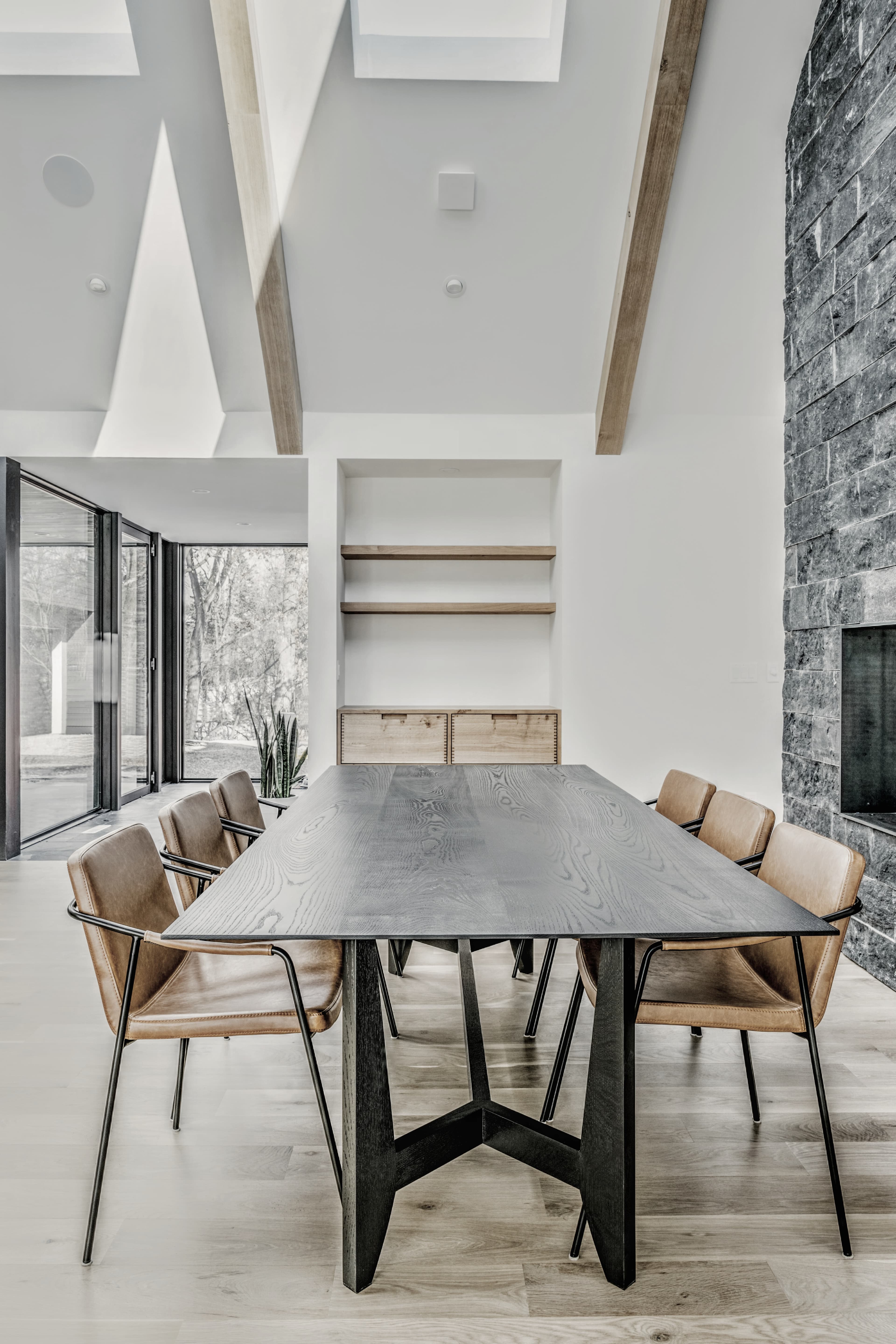 Bespoke custom cabinetry in Northern Joinery: Charcoal Ash Table Edited