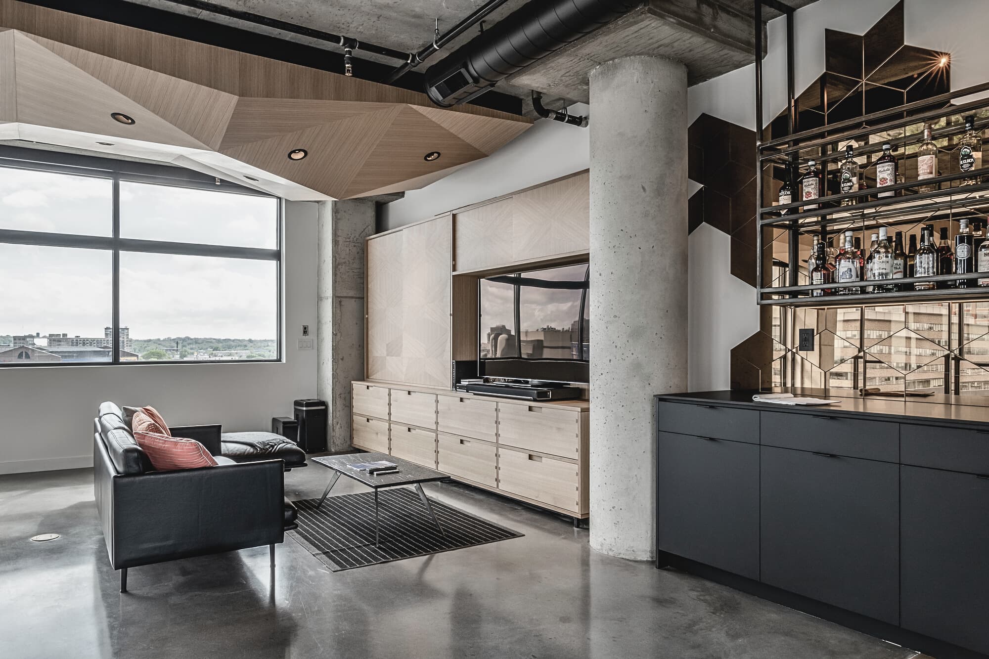 Bespoke custom cabinetry in Modern Tale: Dovetail Drawer Cabinet
