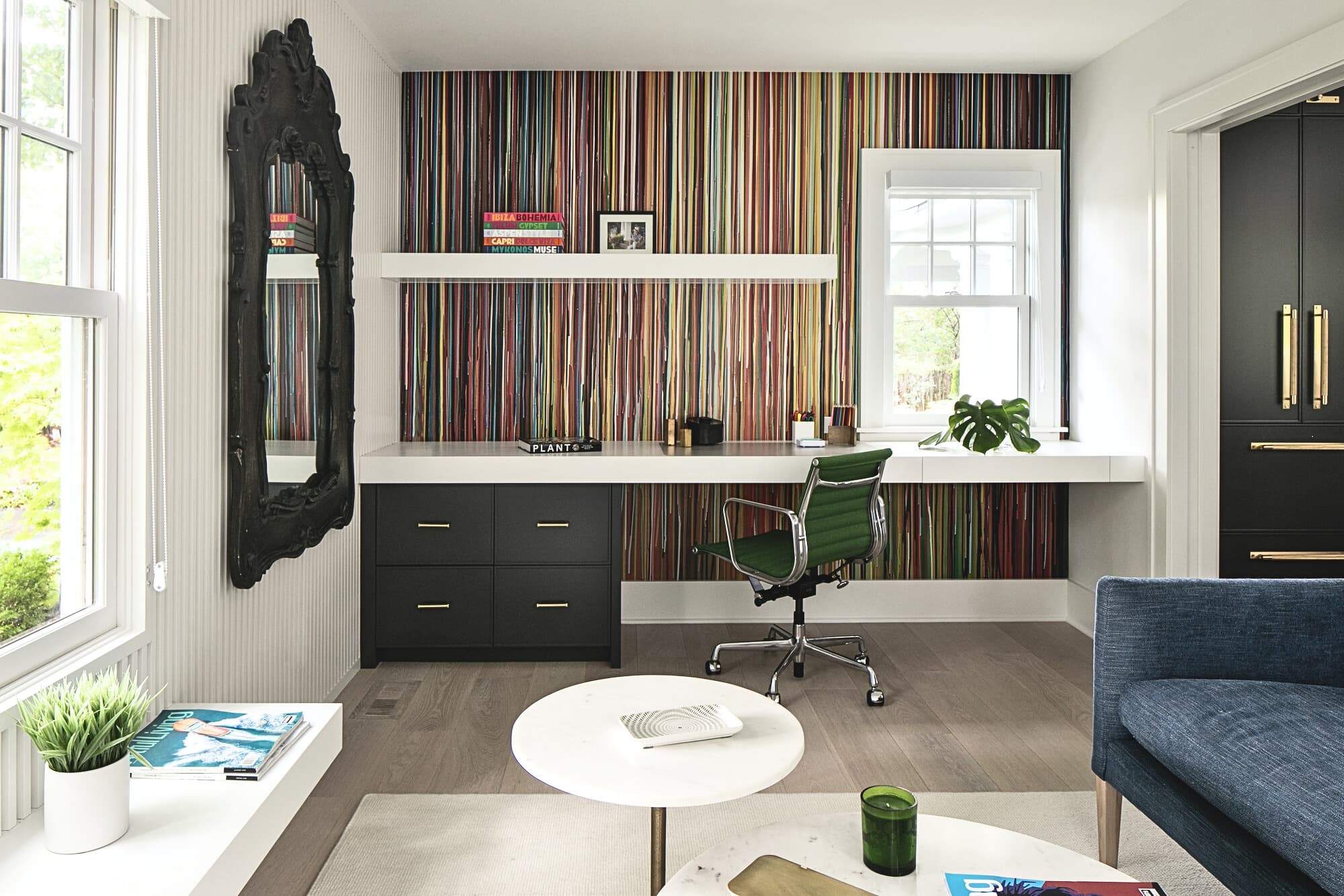Bespoke custom cabinetry in Grove Sessions: Floating Desk Home Office 239 Edited
