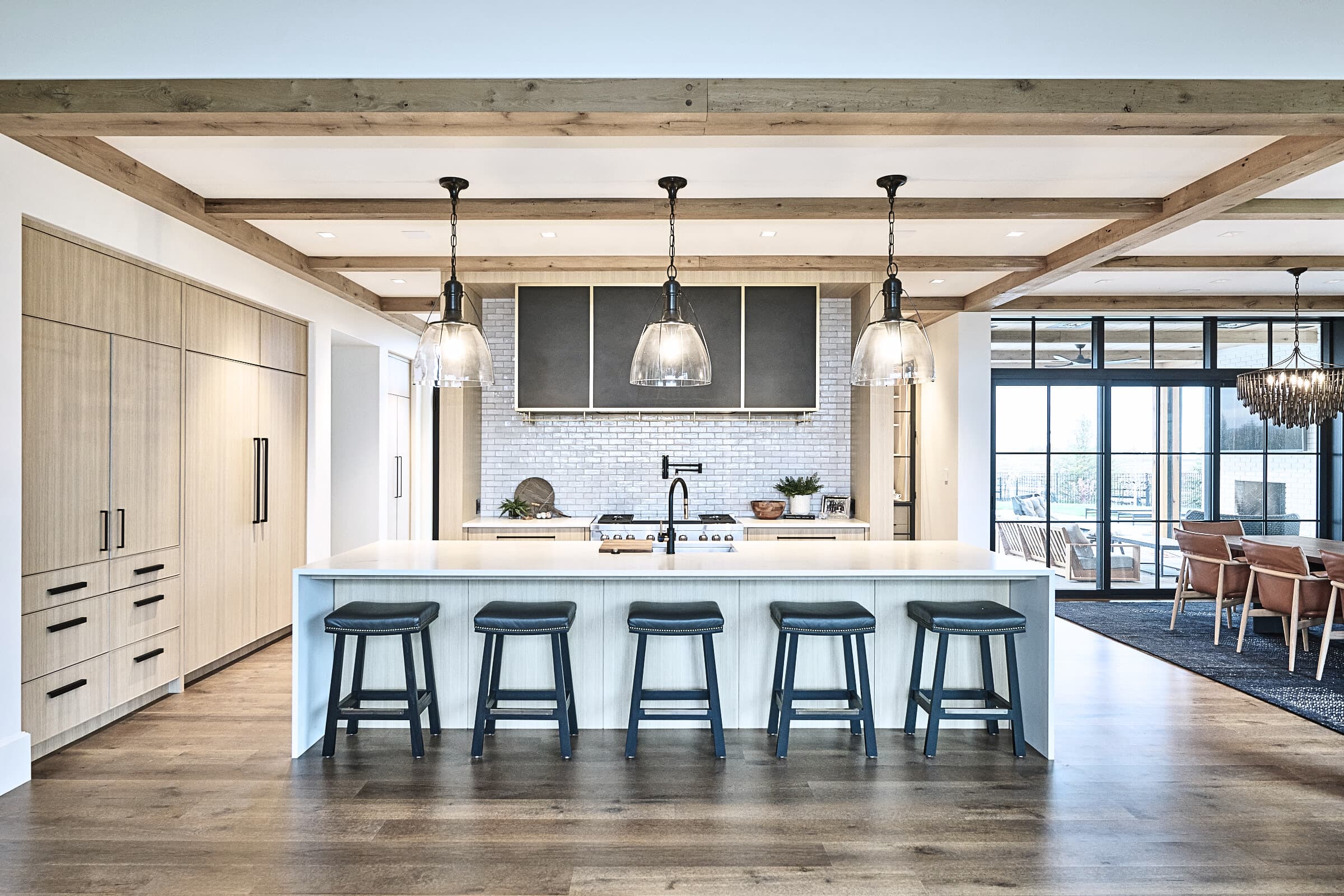 Bespoke custom cabinetry in Full Stretch: Rift White Oak Kitchen