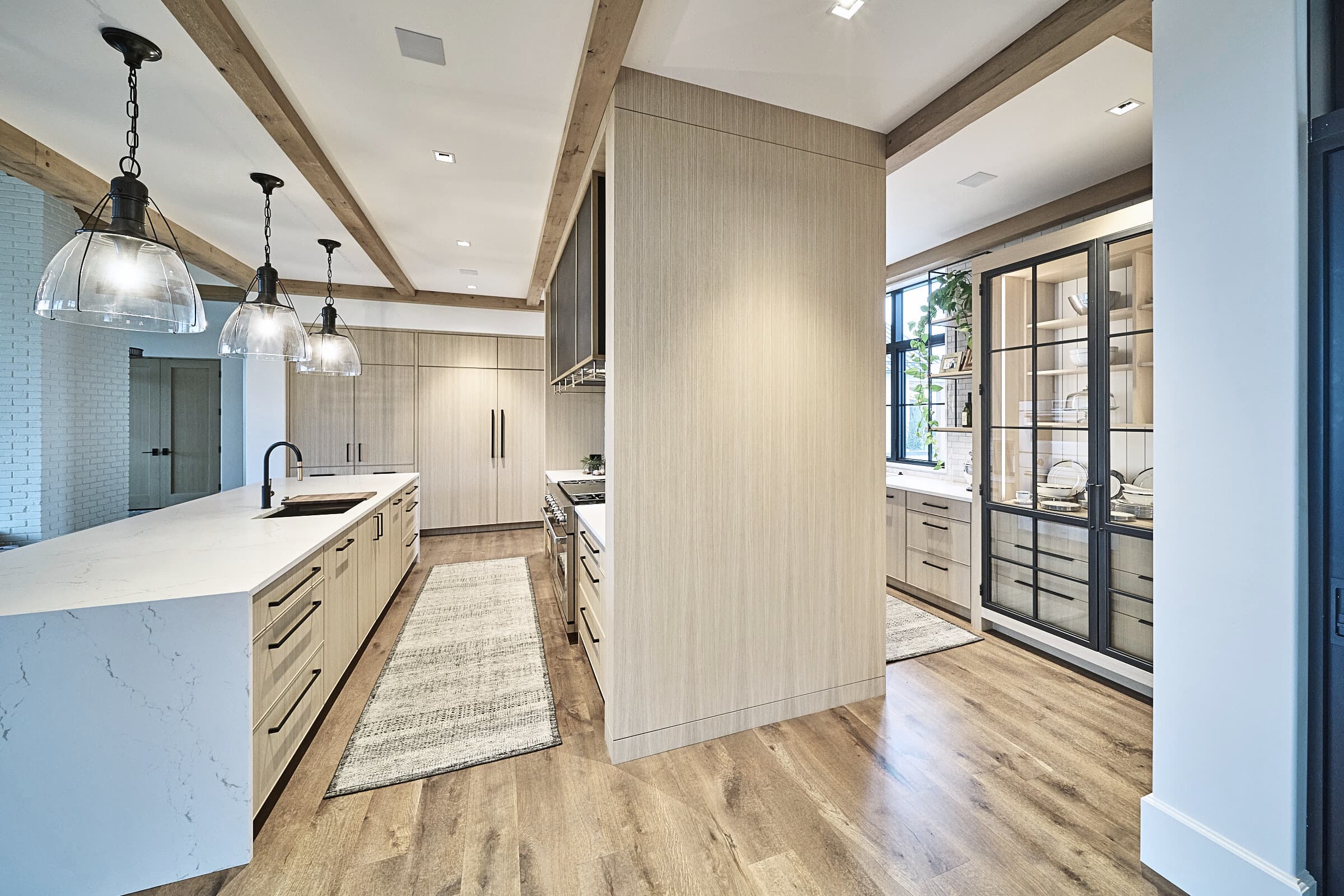 Bespoke custom cabinetry in Full Stretch: Integrated Appliance Panels