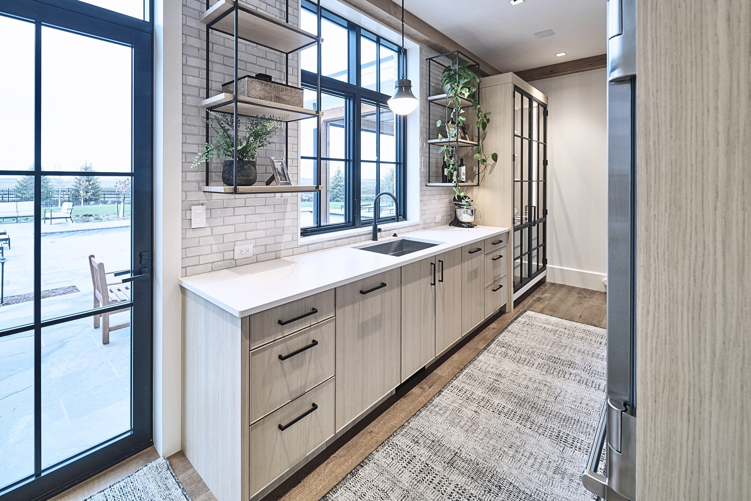 Bespoke custom cabinetry in Full Stretch: Rift White Oak Pantry