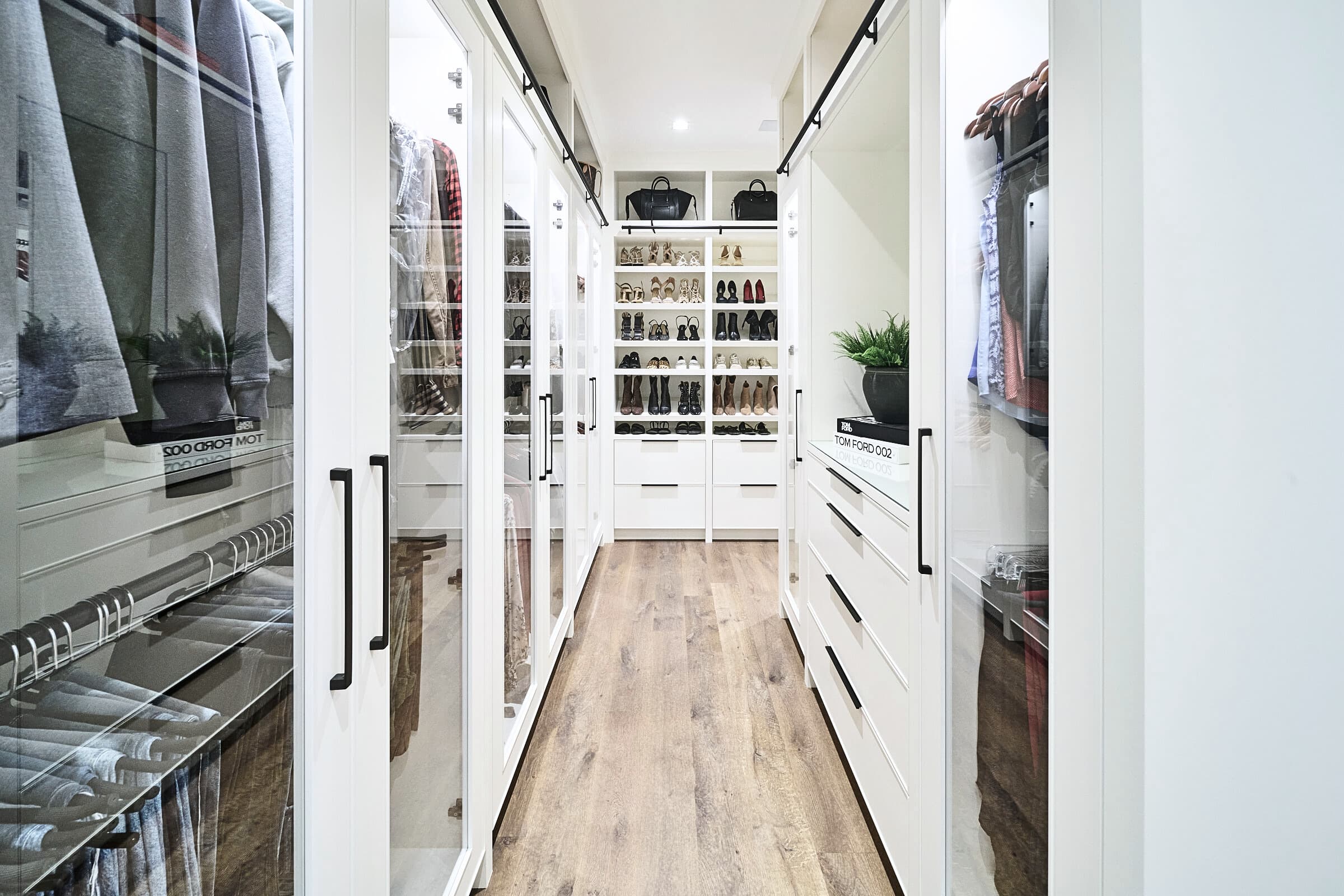 Bespoke custom cabinetry in Full Stretch: Cabinet Boot Shelf