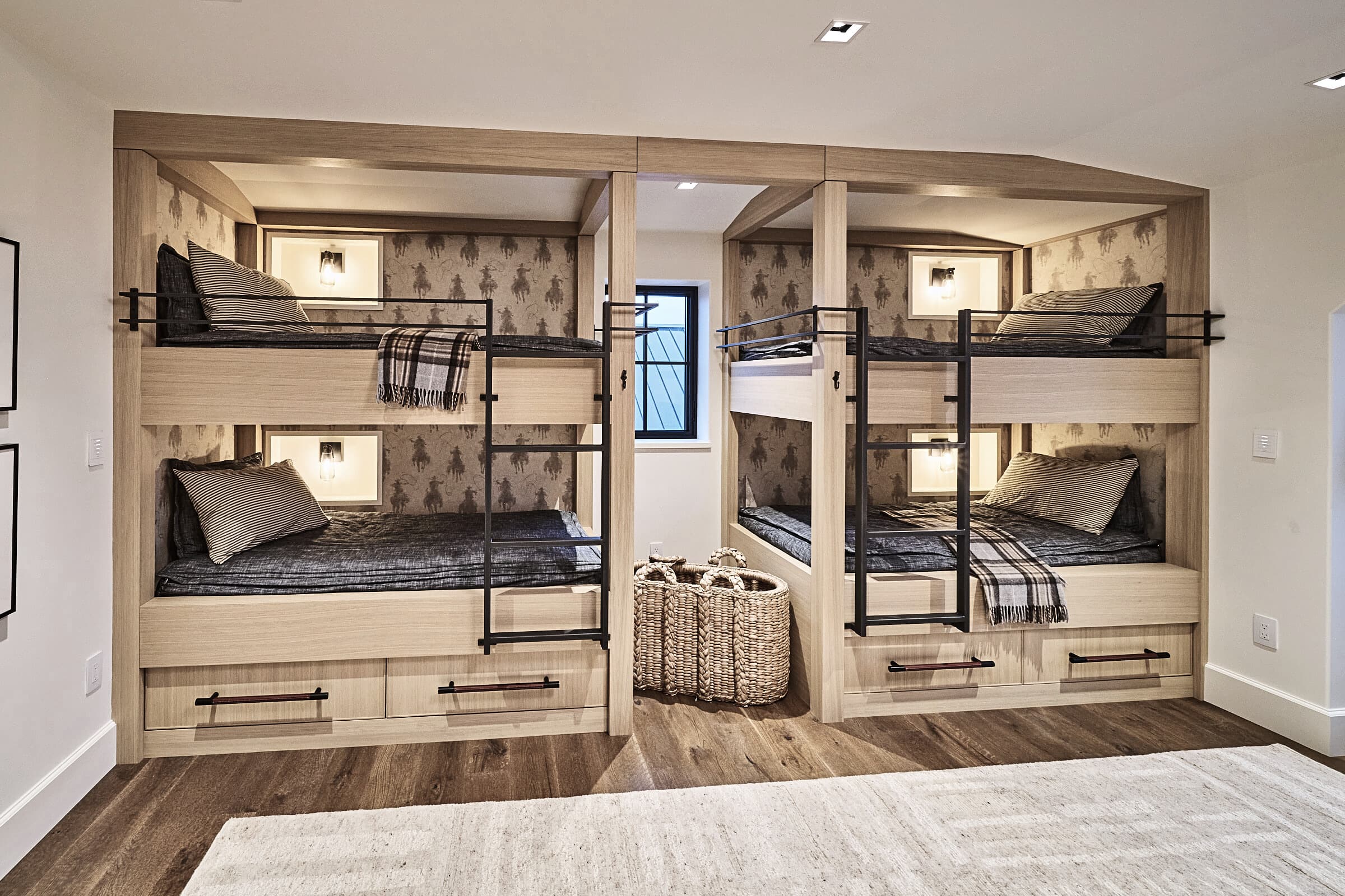 Bespoke custom cabinetry in Full Stretch: =modern Bunk Beds