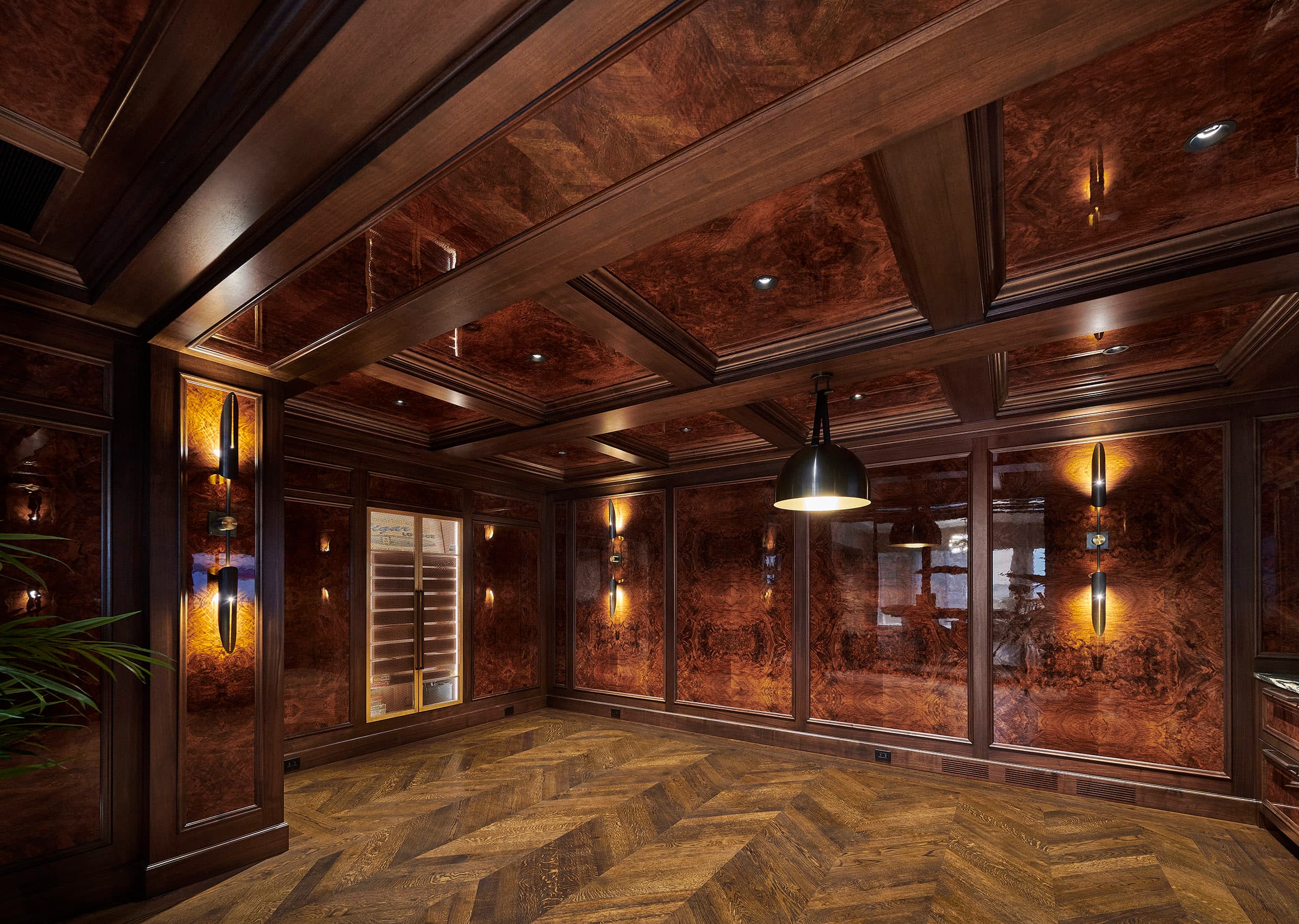 Bespoke custom cabinetry in Smoke Strike: X Cigarroom1