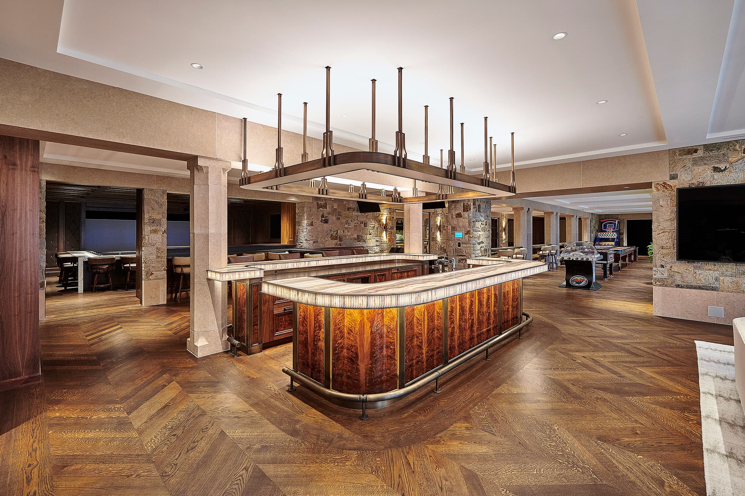 Bespoke custom cabinetry in Smoke Strike: Bar1