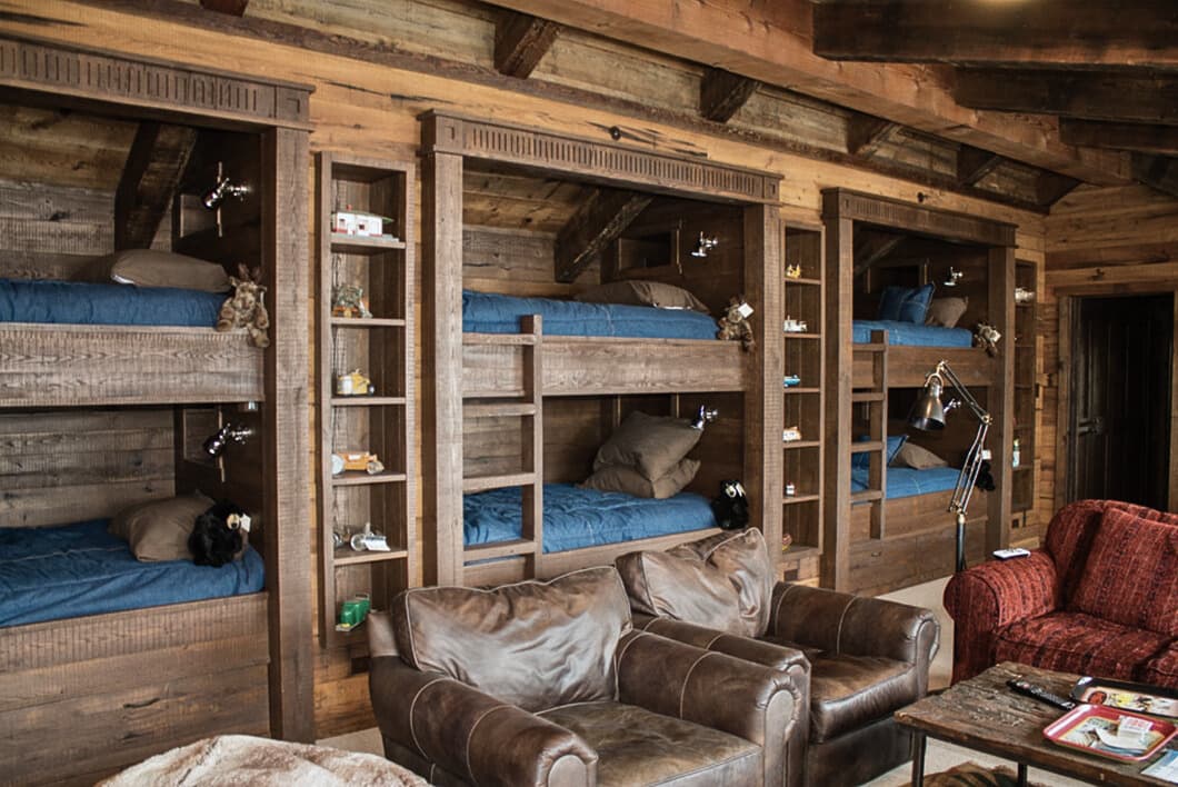 Bespoke custom cabinetry in Cab Fare: Custom Bunk Room Built Ins Cab 10 Edited